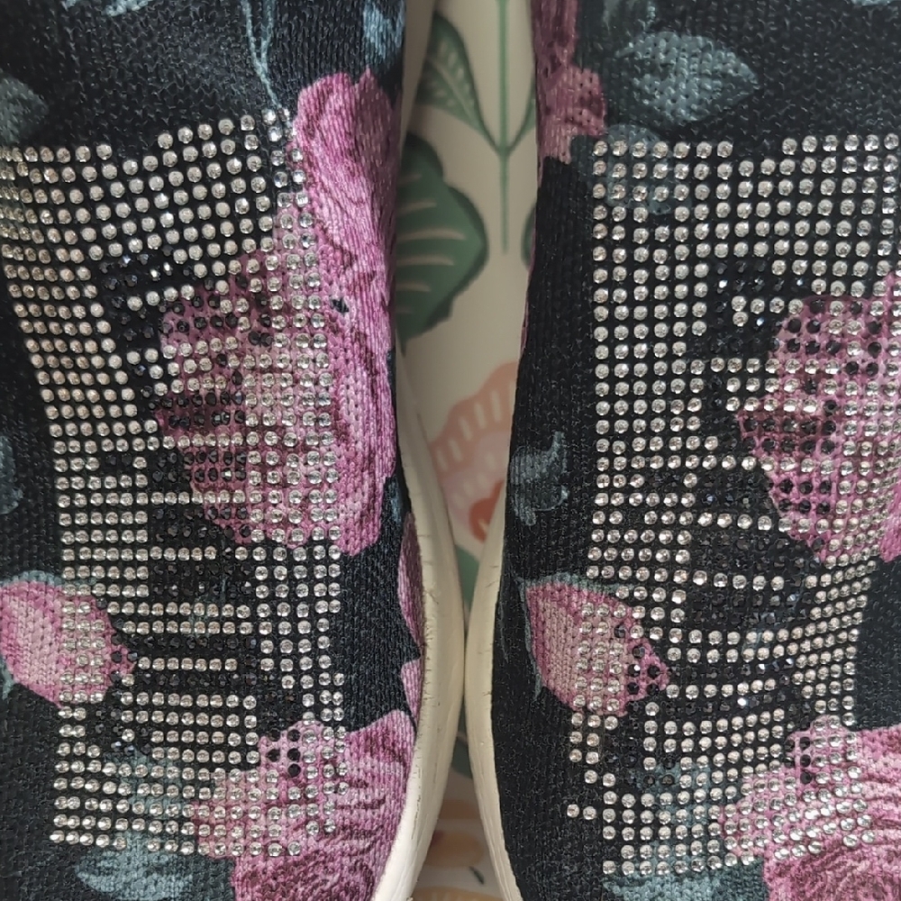 Juicy Couture Floral Slip-On Sneakers - Picture 3 of 8